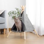 Teepee Tent for Pets with Double-Sided Cushion